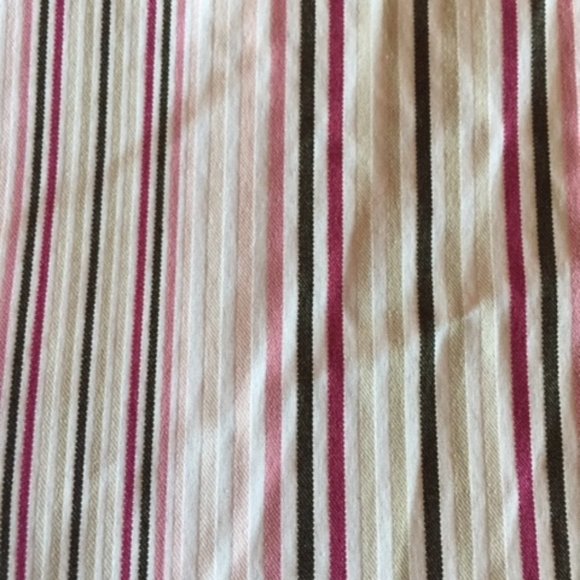 Lane Bryant, Blouse, pinks, white stripes, 22/224 - Picture 6 of 6